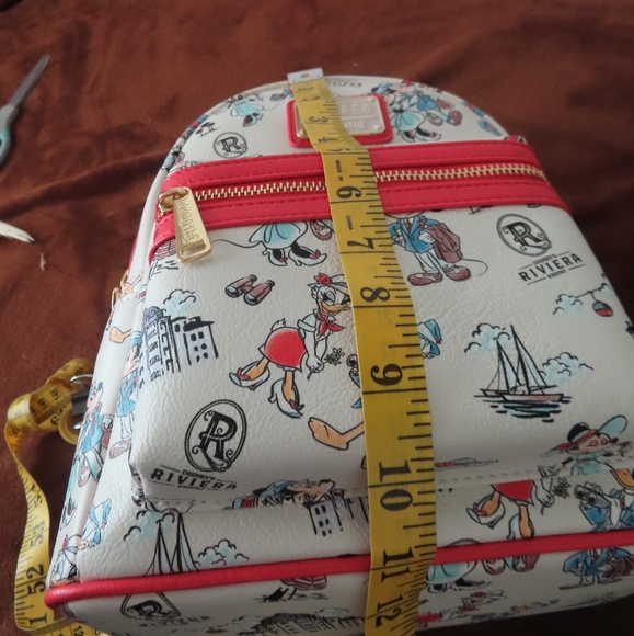 Disney Parks Loungefly Disney Riviera Resort & Spa Mini Backpack New - Picture 8 of 10